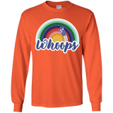 T-Shirts Orange / YS 13th Doctor Retro Whoops Youth Long Sleeve T-Shirt