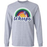 T-Shirts Sport Grey / YS 13th Doctor Retro Whoops Youth Long Sleeve T-Shirt