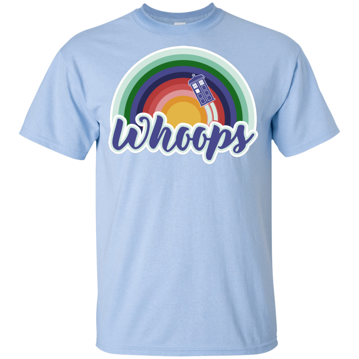 T-Shirts Light Blue / YXS 13th Doctor Retro Whoops Youth T-Shirt