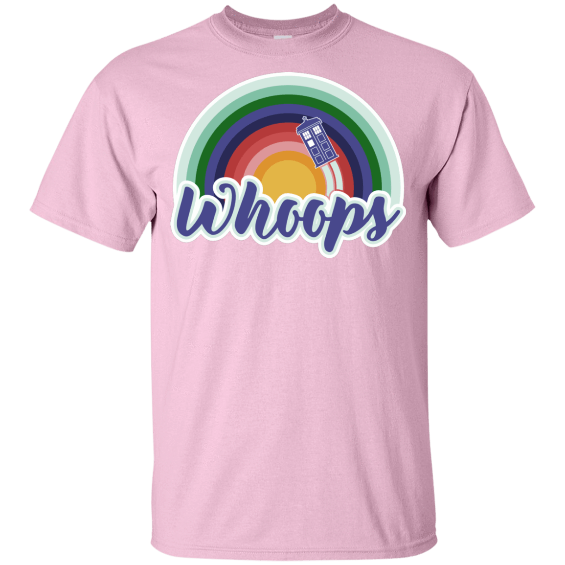 T-Shirts Light Pink / YXS 13th Doctor Retro Whoops Youth T-Shirt