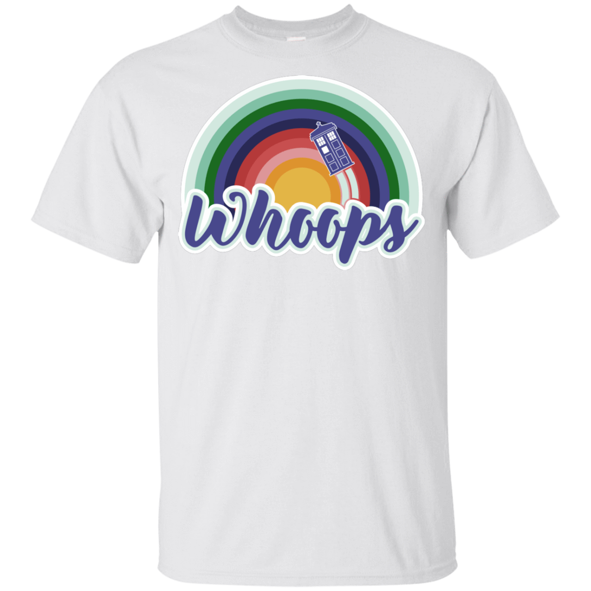 T-Shirts White / YXS 13th Doctor Retro Whoops Youth T-Shirt