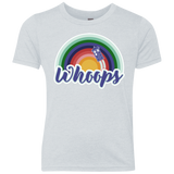 T-Shirts Heather White / YXS 13th Doctor Retro Whoops Youth Triblend T-Shirt