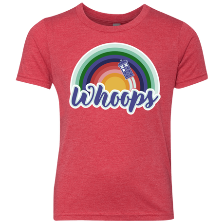 T-Shirts Vintage Red / YXS 13th Doctor Retro Whoops Youth Triblend T-Shirt