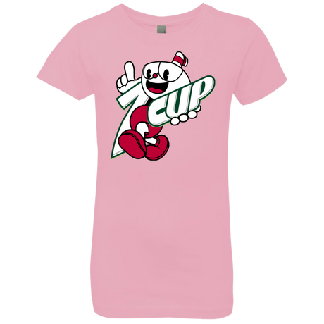 T-Shirts Light Pink / YXS 1cup Girls Premium T-Shirt