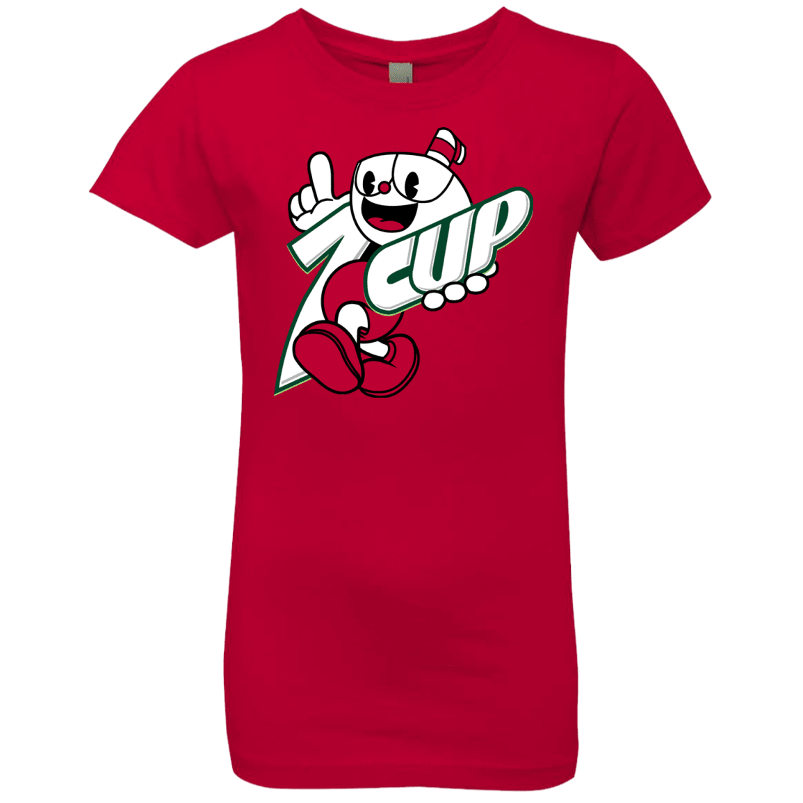 T-Shirts Red / YXS 1cup Girls Premium T-Shirt