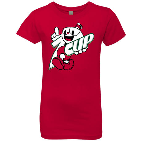 T-Shirts Red / YXS 1cup Girls Premium T-Shirt