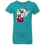 T-Shirts Tahiti Blue / YXS 1cup Girls Premium T-Shirt