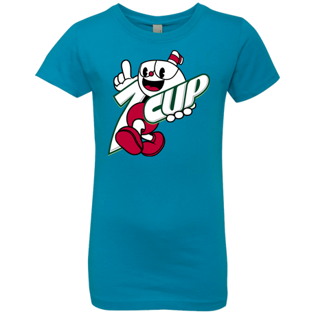 T-Shirts Turquoise / YXS 1cup Girls Premium T-Shirt