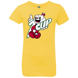 T-Shirts Vibrant Yellow / YXS 1cup Girls Premium T-Shirt