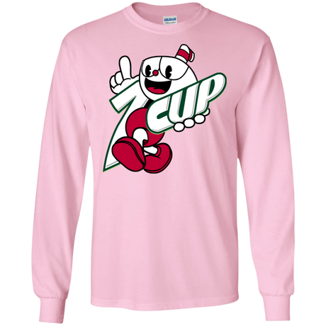 T-Shirts Light Pink / S 1cup Men's Long Sleeve T-Shirt