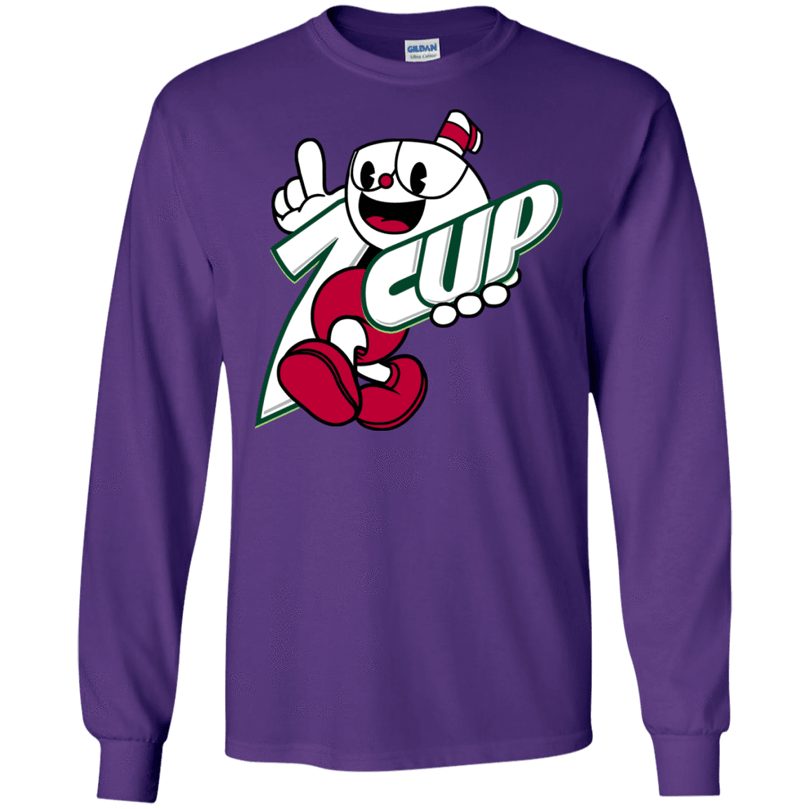 T-Shirts Purple / S 1cup Men's Long Sleeve T-Shirt
