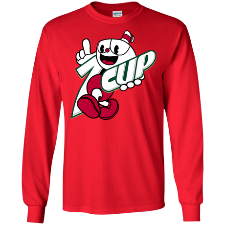 T-Shirts Red / S 1cup Men's Long Sleeve T-Shirt