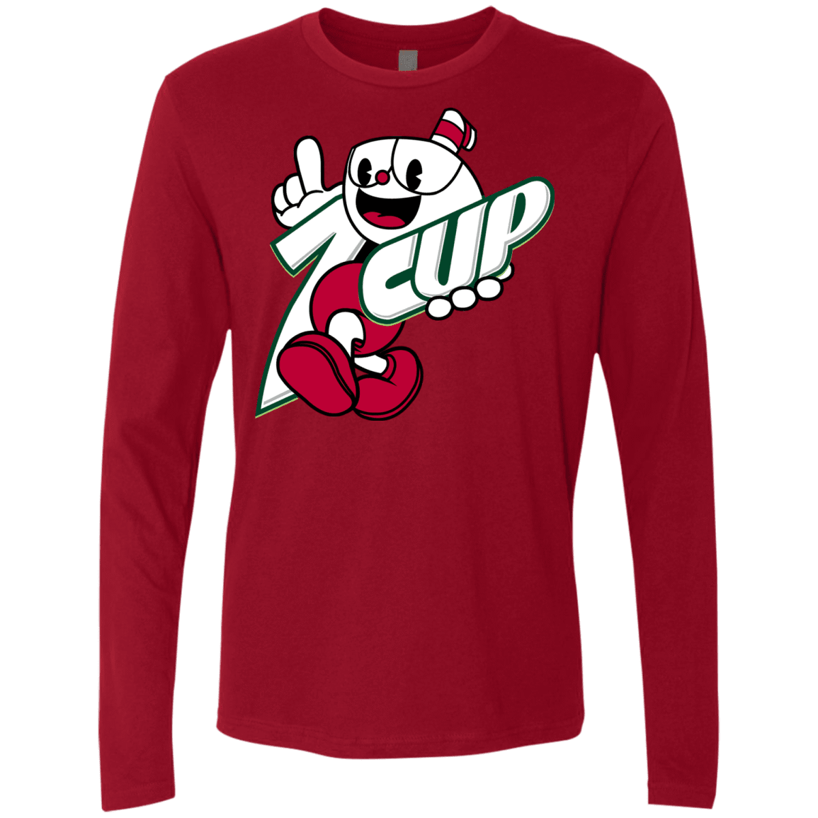 T-Shirts Cardinal / S 1cup Men's Premium Long Sleeve