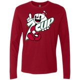 T-Shirts Cardinal / S 1cup Men's Premium Long Sleeve