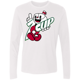 T-Shirts White / S 1cup Men's Premium Long Sleeve