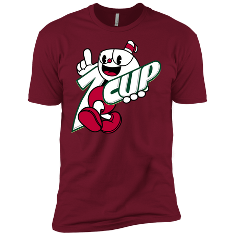 T-Shirts Cardinal / X-Small 1cup Men's Premium T-Shirt