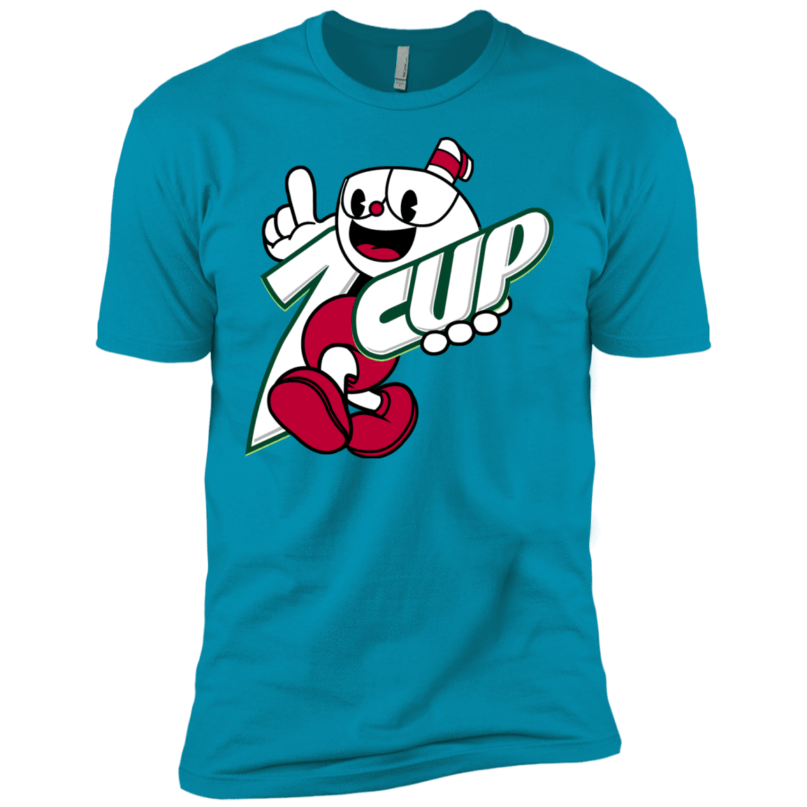 T-Shirts Turquoise / X-Small 1cup Men's Premium T-Shirt