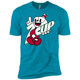 T-Shirts Turquoise / X-Small 1cup Men's Premium T-Shirt