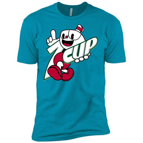 T-Shirts Turquoise / X-Small 1cup Men's Premium T-Shirt