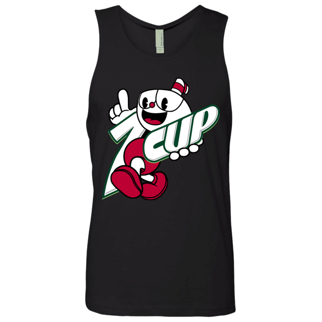 T-Shirts Black / S 1cup Men's Premium Tank Top