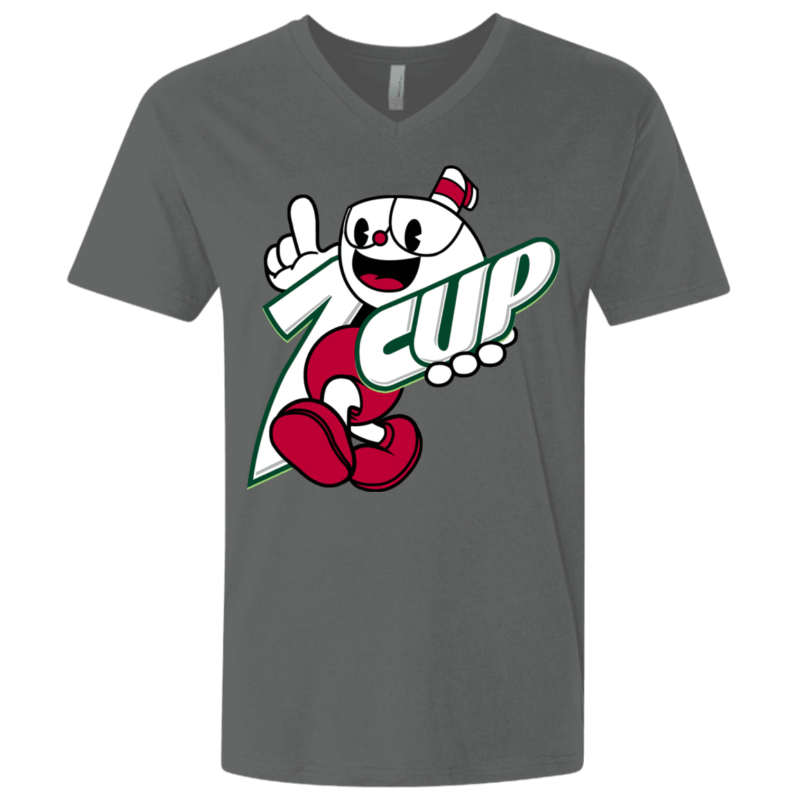 1cup Men's Premium V-Neck