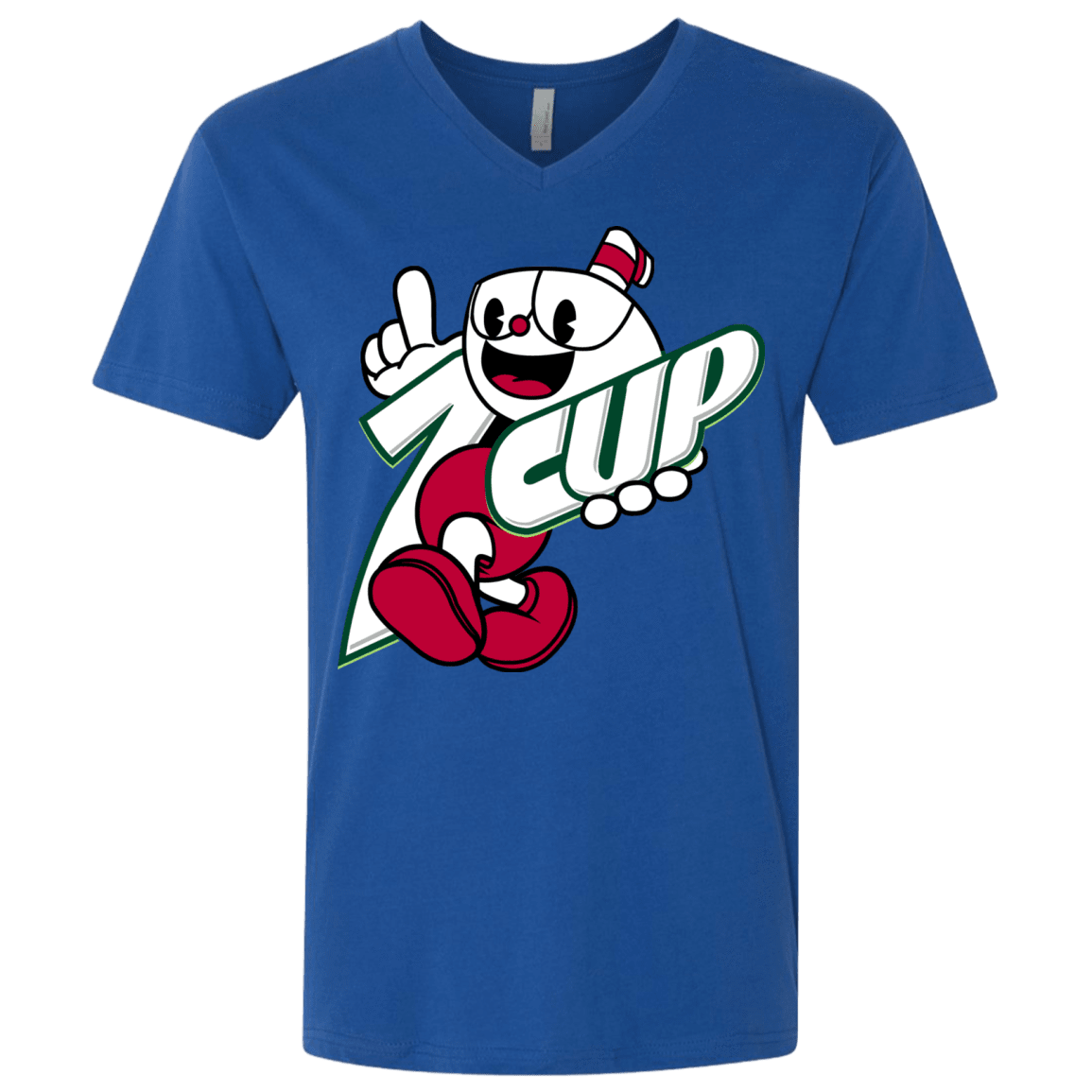 1cup Men's Premium V-Neck