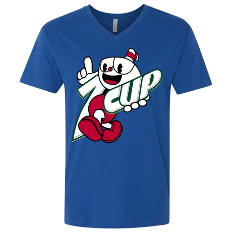 1cup Men's Premium V-Neck