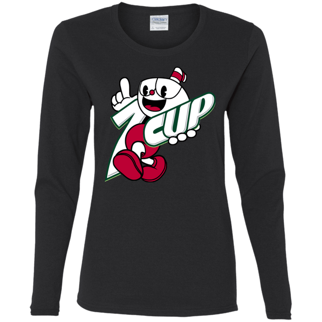 T-Shirts Black / S 1cup Women's Long Sleeve T-Shirt