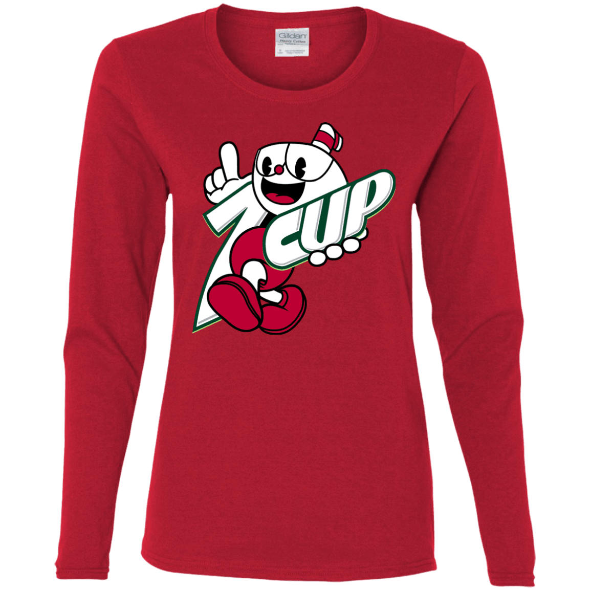 T-Shirts Red / S 1cup Women's Long Sleeve T-Shirt