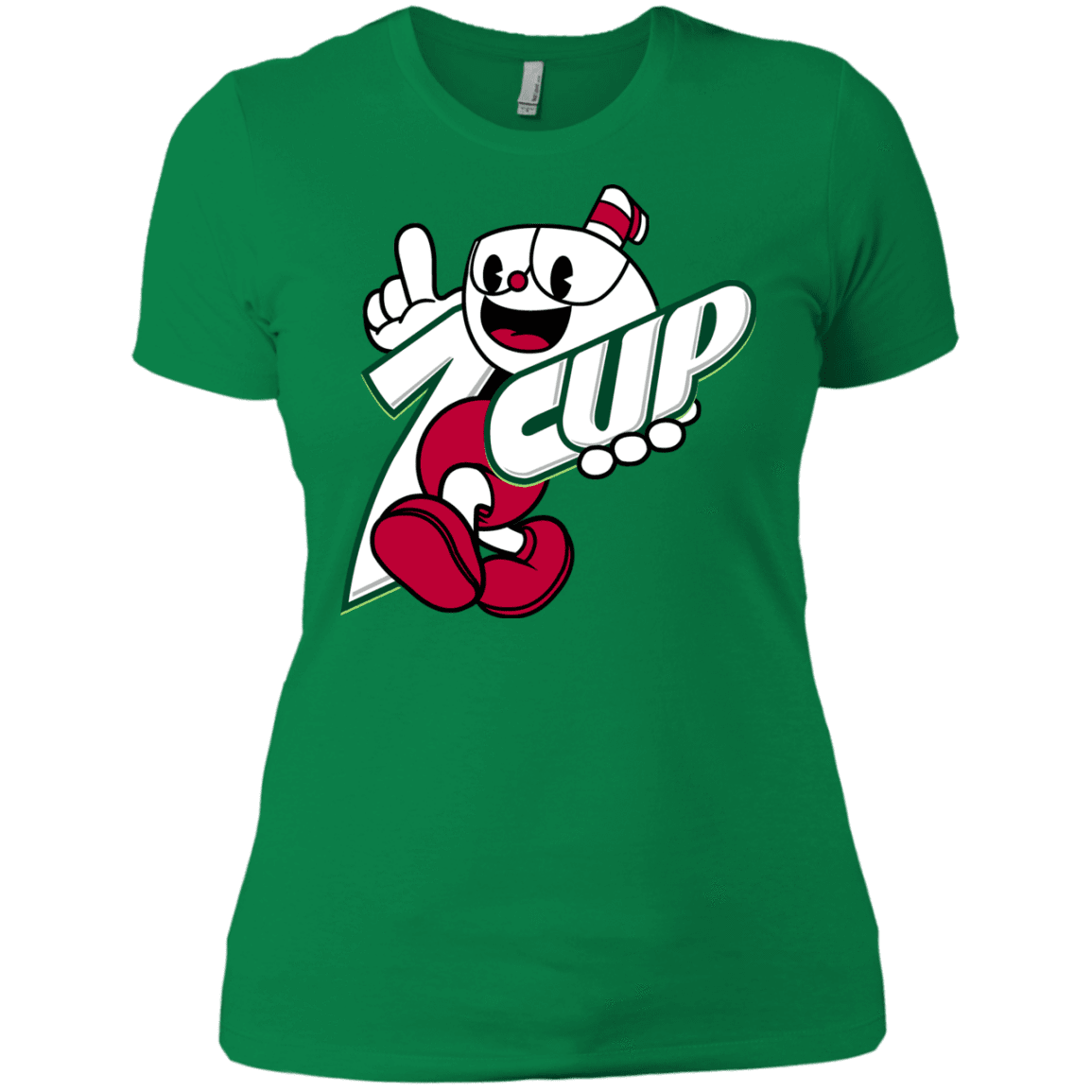 T-Shirts Kelly Green / X-Small 1cup Women's Premium T-Shirt