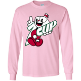 T-Shirts Light Pink / YS 1cup Youth Long Sleeve T-Shirt