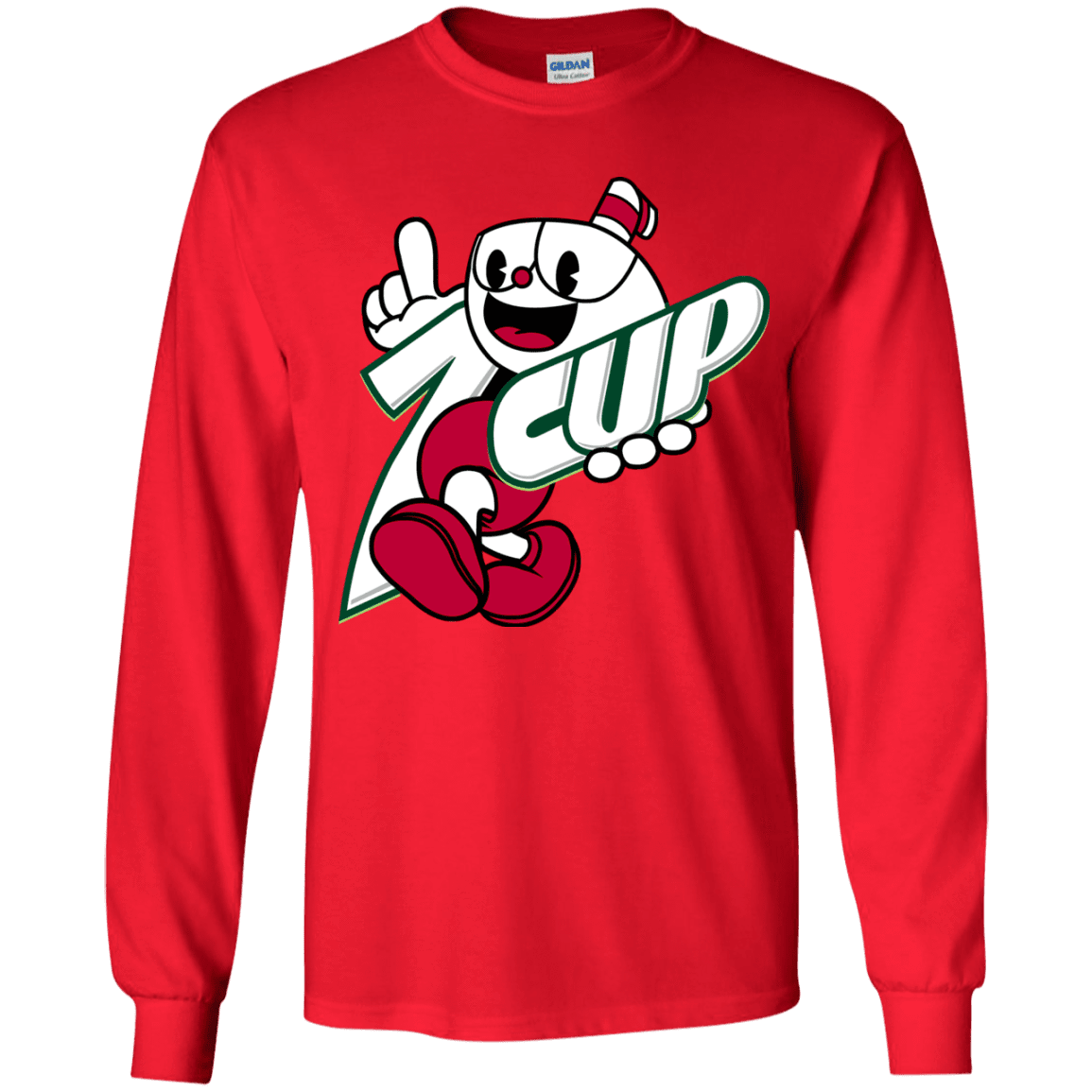 T-Shirts Red / YS 1cup Youth Long Sleeve T-Shirt