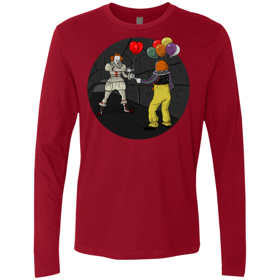 T-Shirts Cardinal / S 2 Pennywise Men's Premium Long Sleeve