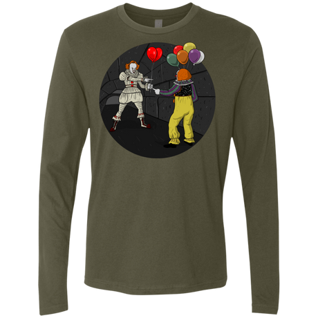 T-Shirts Military Green / S 2 Pennywise Men's Premium Long Sleeve