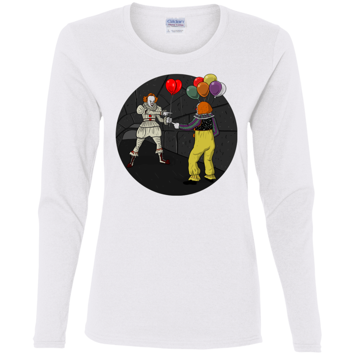 T-Shirts White / S 2 Pennywise Women's Long Sleeve T-Shirt