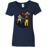 T-Shirts Navy / S 2 Pennywise Women's V-Neck T-Shirt