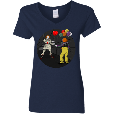 T-Shirts Navy / S 2 Pennywise Women's V-Neck T-Shirt