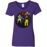 T-Shirts Purple / S 2 Pennywise Women's V-Neck T-Shirt