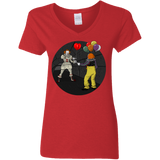 T-Shirts Red / S 2 Pennywise Women's V-Neck T-Shirt