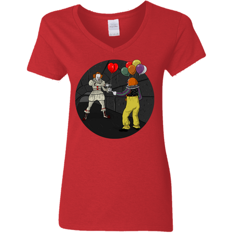 T-Shirts Red / S 2 Pennywise Women's V-Neck T-Shirt