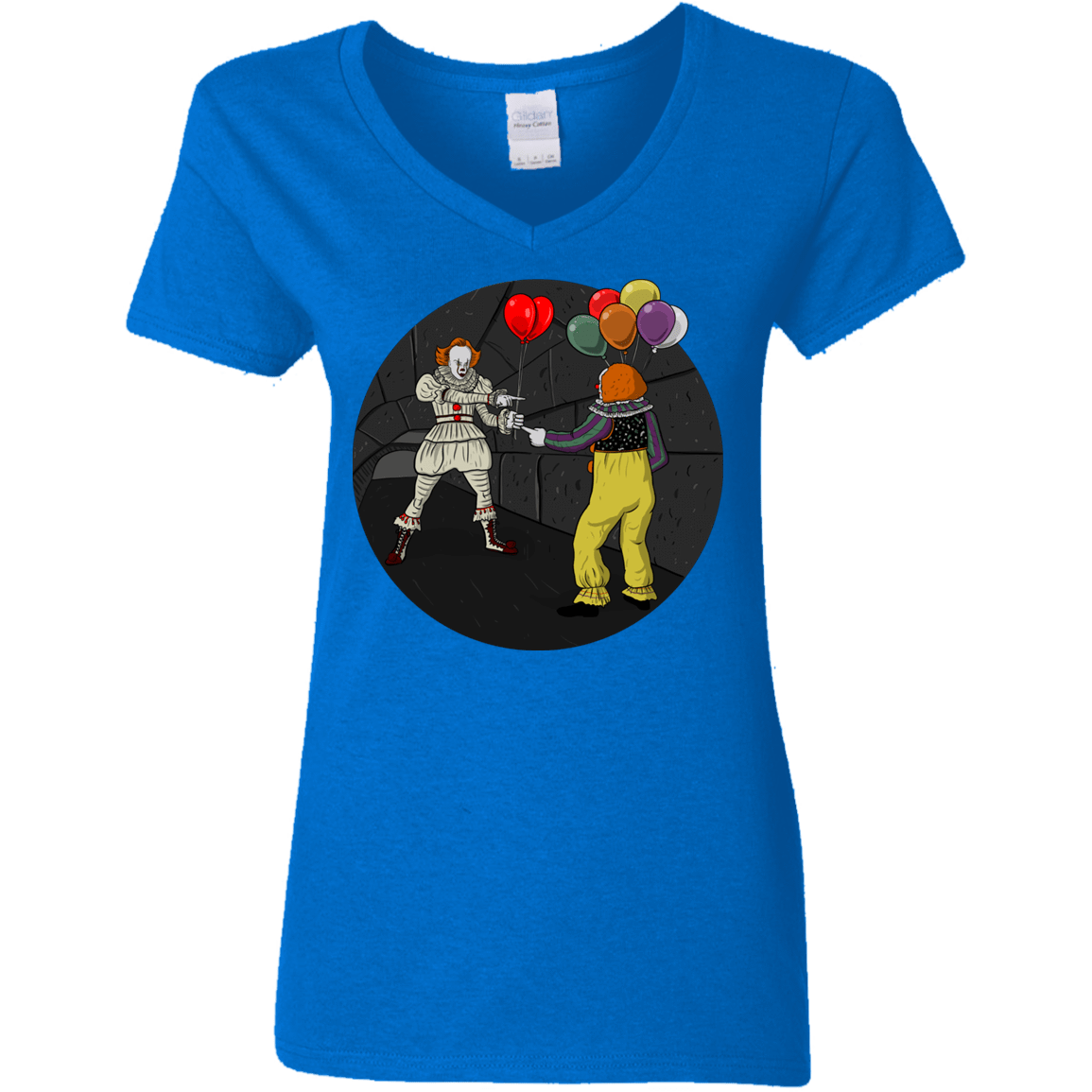 T-Shirts Royal / S 2 Pennywise Women's V-Neck T-Shirt