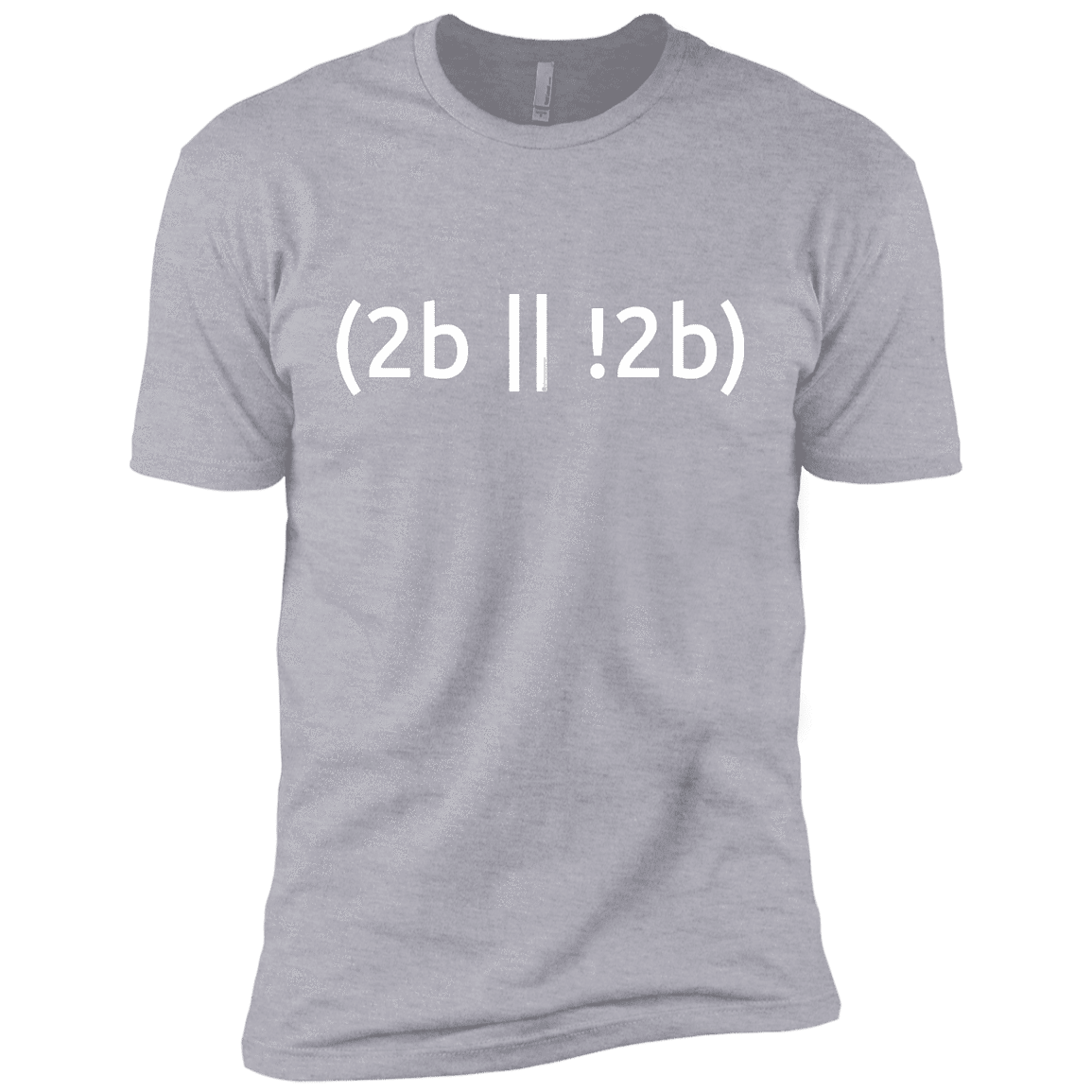 T-Shirts Heather Grey / YXS 2b Or Not 2b Boys Premium T-Shirt