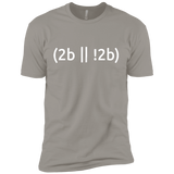T-Shirts Light Grey / YXS 2b Or Not 2b Boys Premium T-Shirt