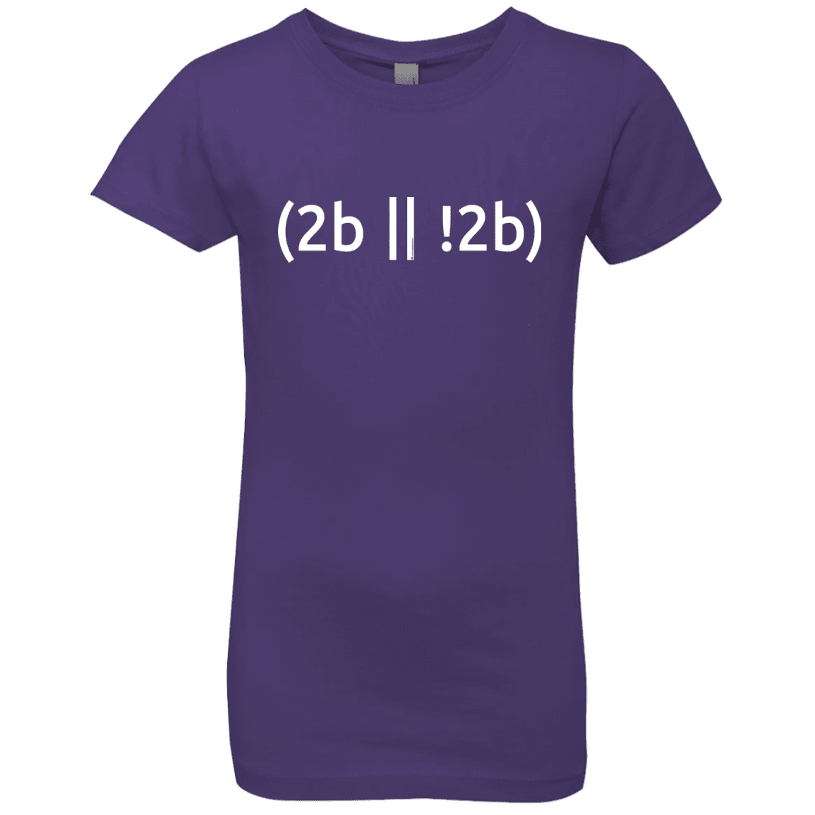T-Shirts Purple Rush / YXS 2b Or Not 2b Girls Premium T-Shirt