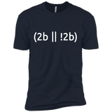 T-Shirts Midnight Navy / X-Small 2b Or Not 2b Men's Premium T-Shirt