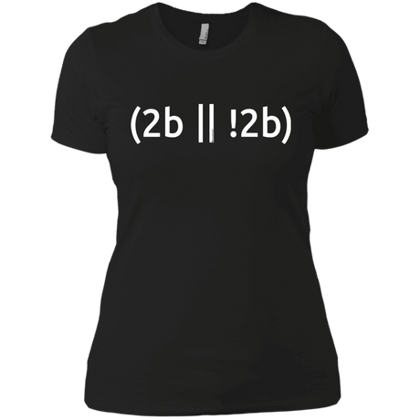 T-Shirts Black / X-Small 2b Or Not 2b Women's Premium T-Shirt