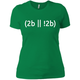 T-Shirts Kelly Green / X-Small 2b Or Not 2b Women's Premium T-Shirt