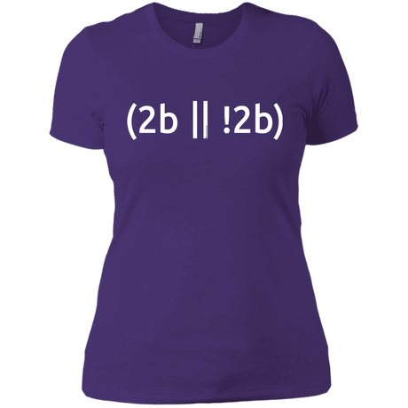 T-Shirts Purple Rush/ / X-Small 2b Or Not 2b Women's Premium T-Shirt