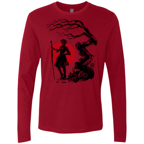 T-Shirts Cardinal / S 2B Under the Sun Men's Premium Long Sleeve