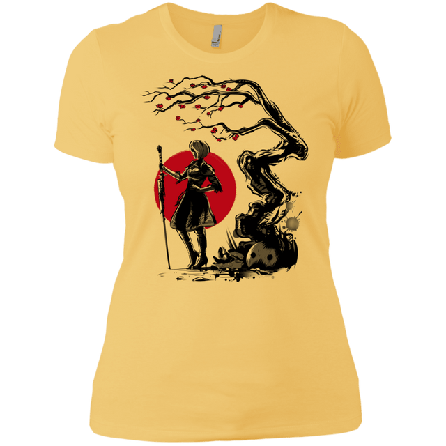 T-Shirts Banana Cream/ / X-Small 2B Under the Sun Women's Premium T-Shirt